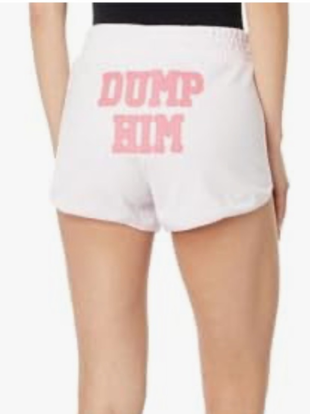 Juicy Couture Women's Light Pink “Dump Him” Shorts